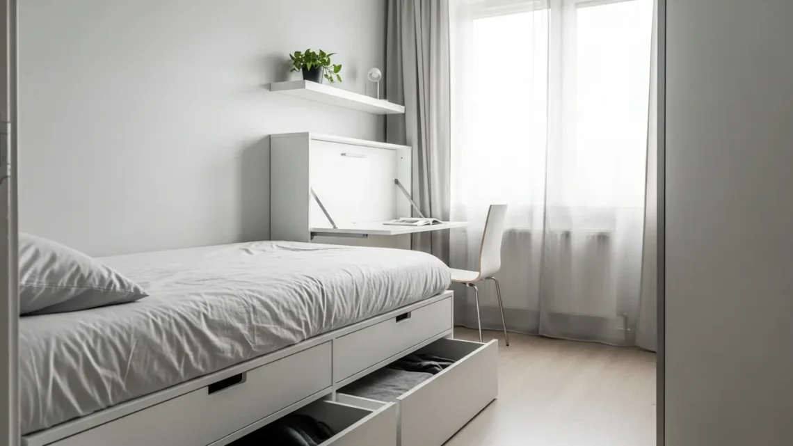 Jak zaplanować aranżację małej sypialni w bloku?