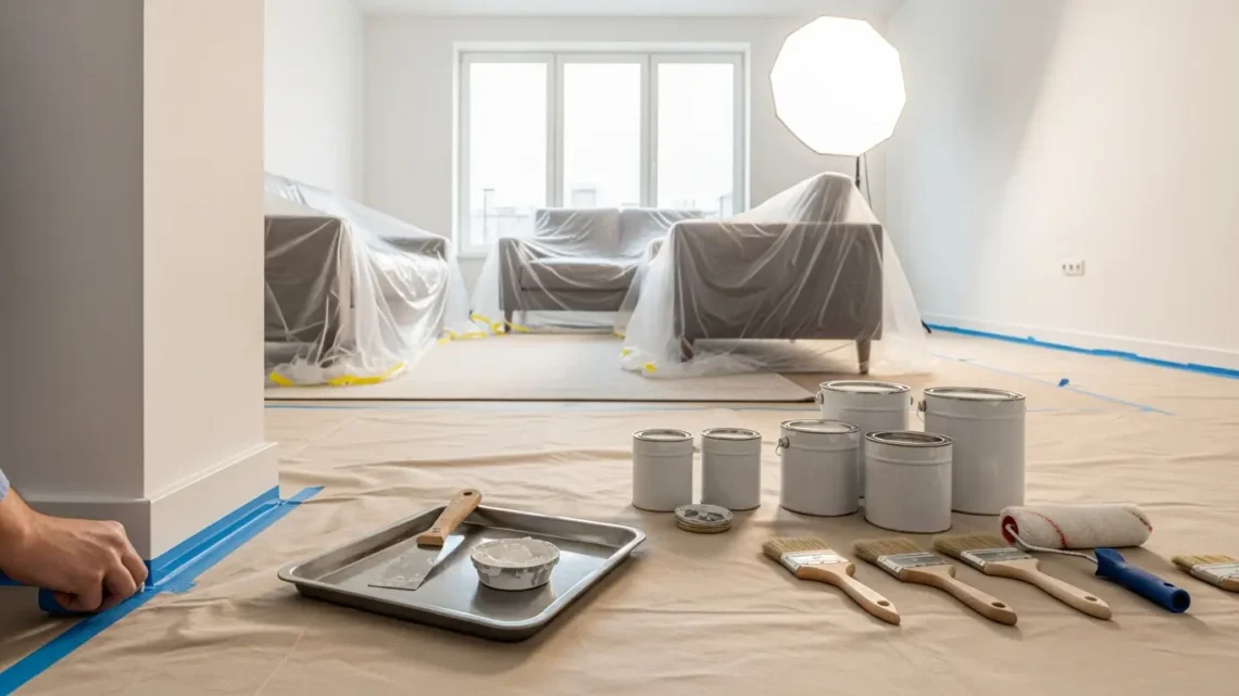 Prace malarskie krok po kroku od przygotowania do wykończenia